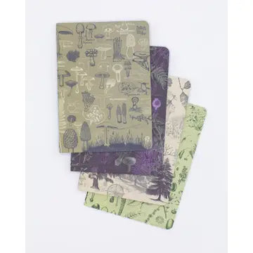 Plants + Fungi Notebooks 4-pack