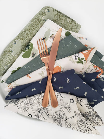 Woodland Cloth Napkins, Set of 6