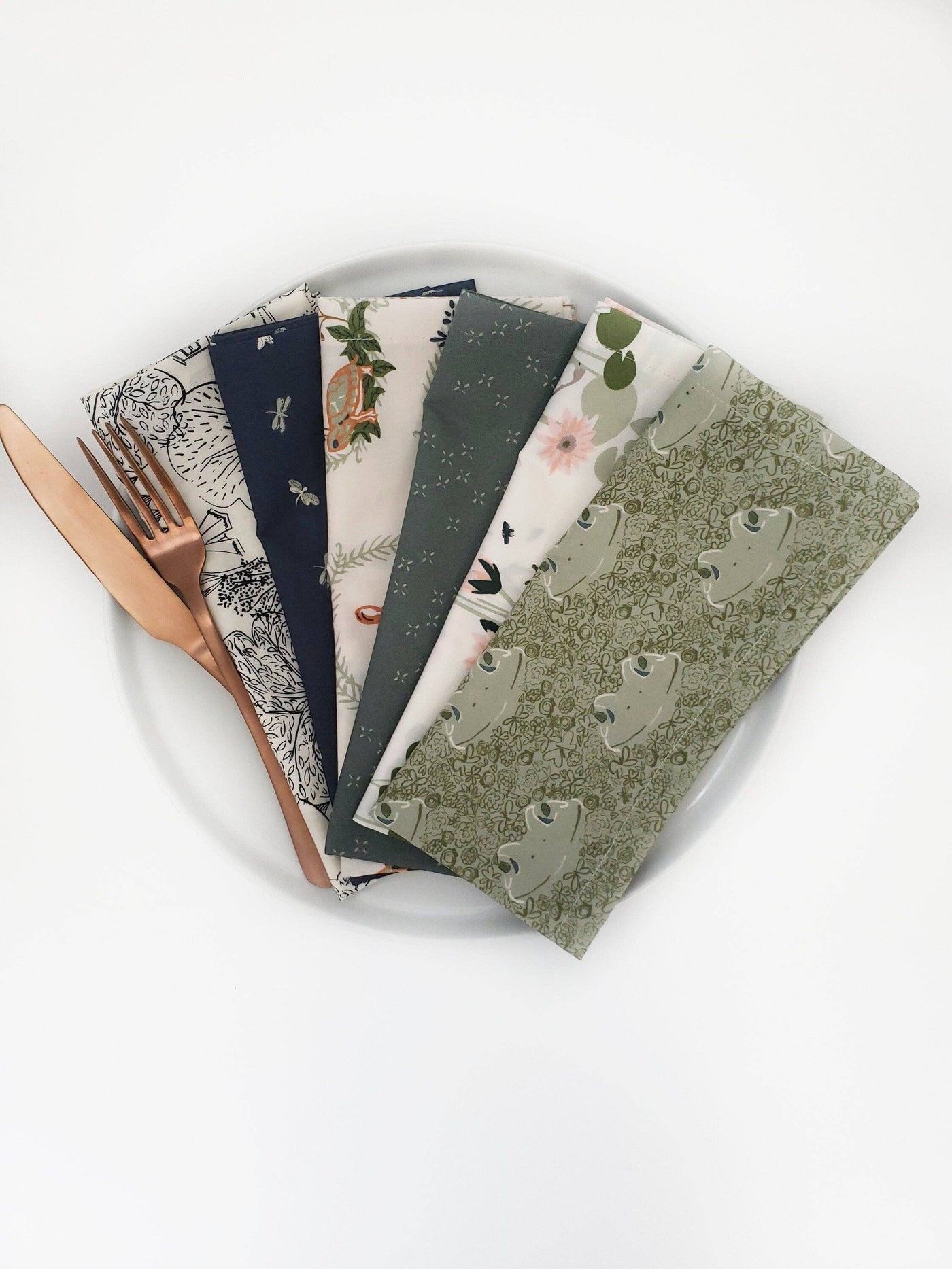 Woodland Cloth Napkins, Set of 6