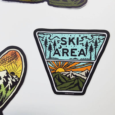 Ski Area Sticker